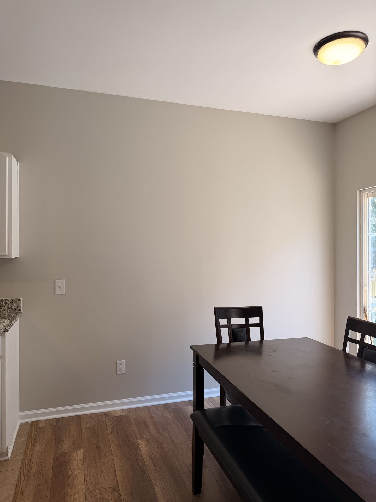 Culcairn dining room in Huntersville after interior painting