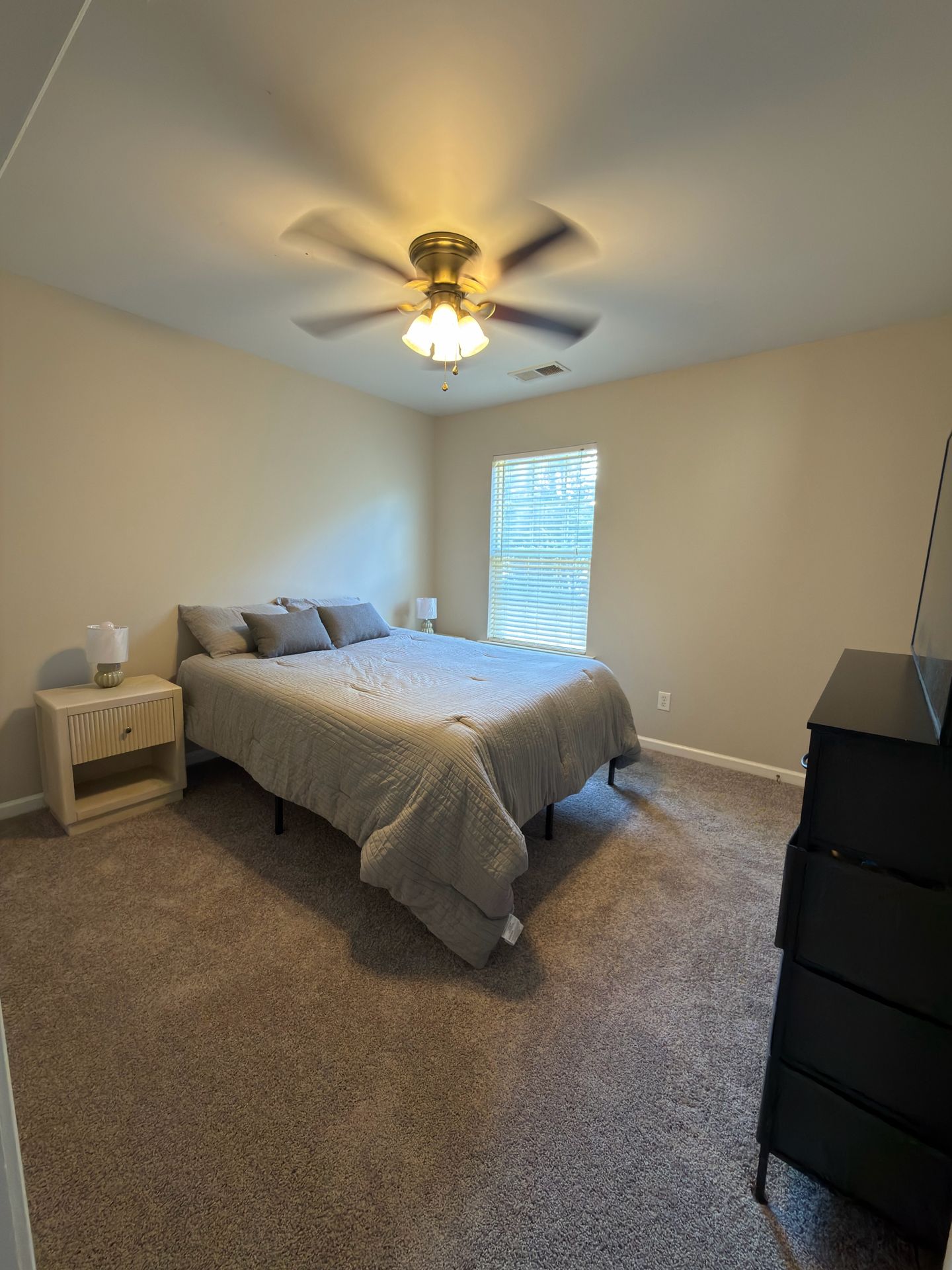 Culcairn bedroom in Huntersville after paint and new carpet