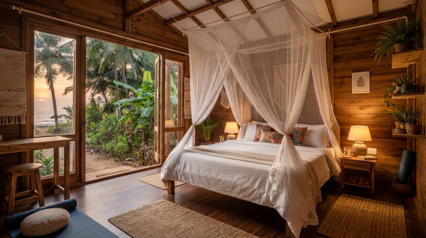 Tropical Wooden Eco-Cottages