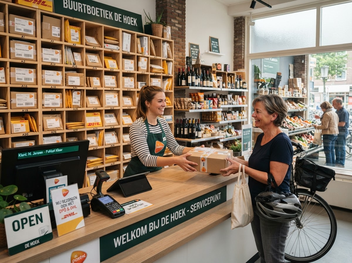 Parcel counter Tabakshop Euro