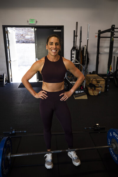 Gina Parlette in the gym