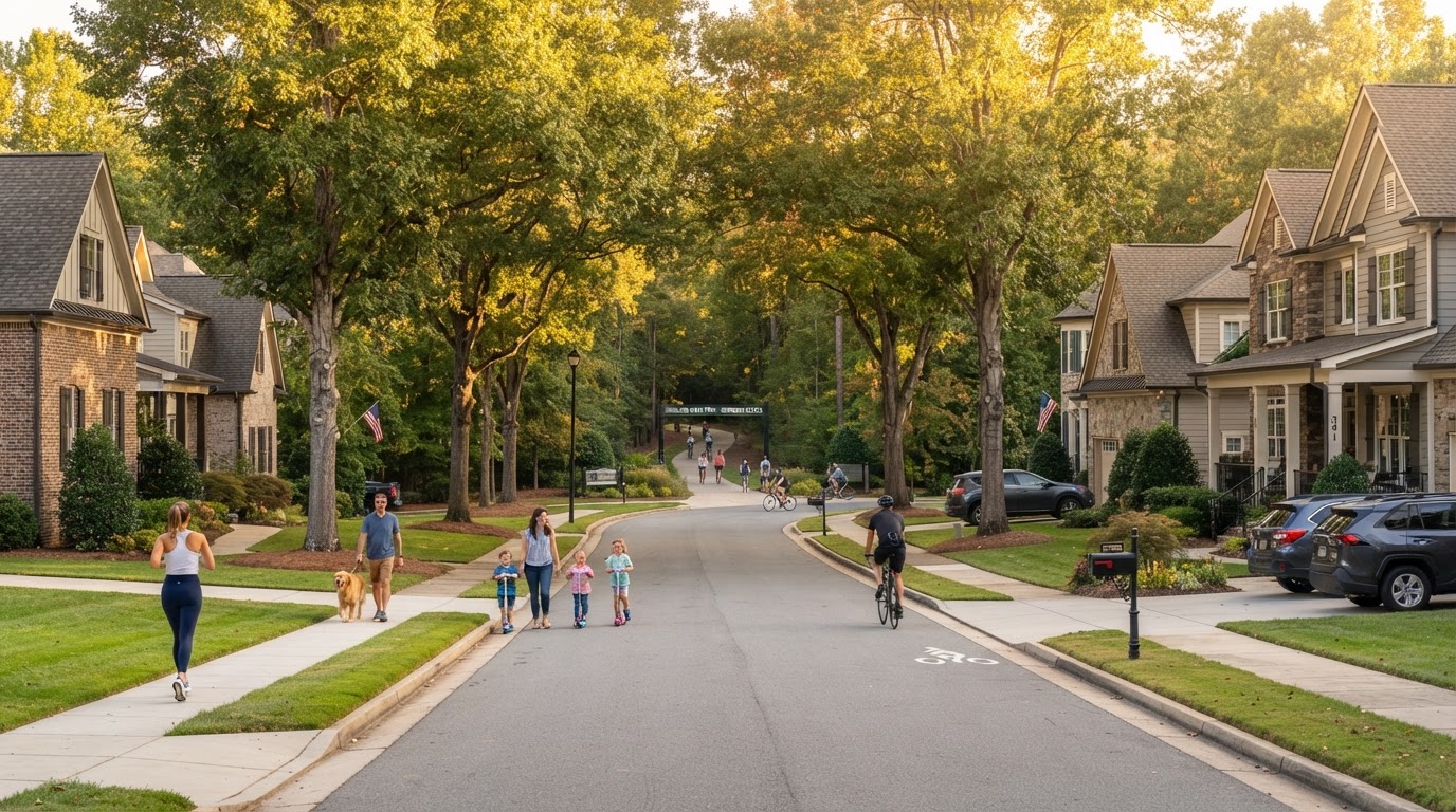 Cary, Raleigh area — Planned, leafy, and exceptionally livable.