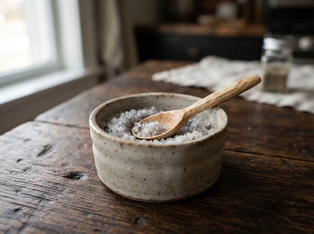 The Birch Salt Spoon — handmade birch salt cellar spoon from Derby Line, Vermont