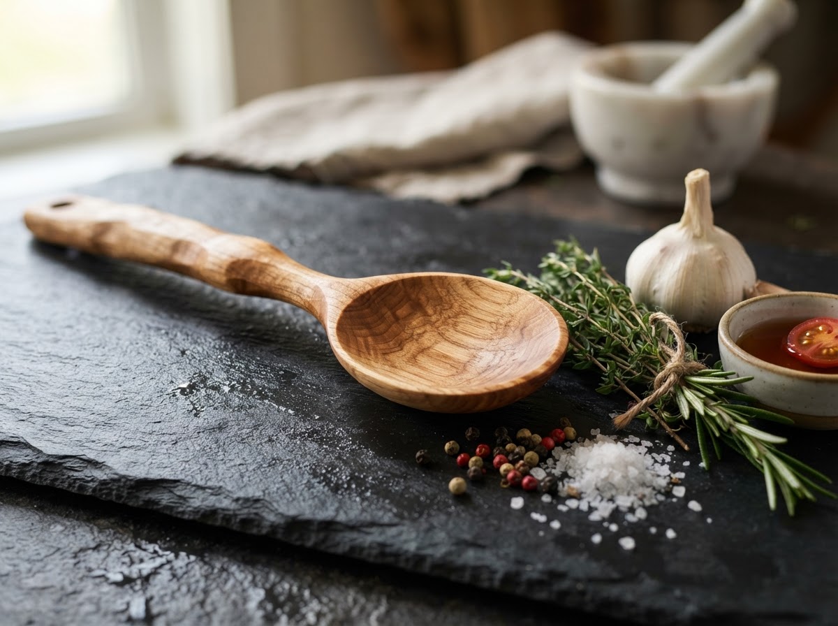 The Maple Cooking Spoon — handmade maple cooking spoon from Derby Line, Vermont