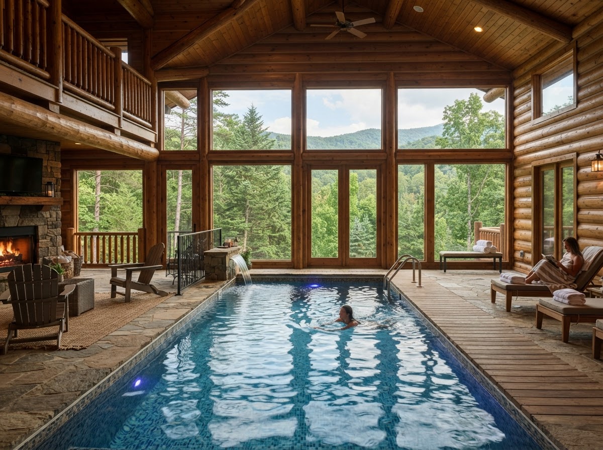 Indoor Pool Cabins