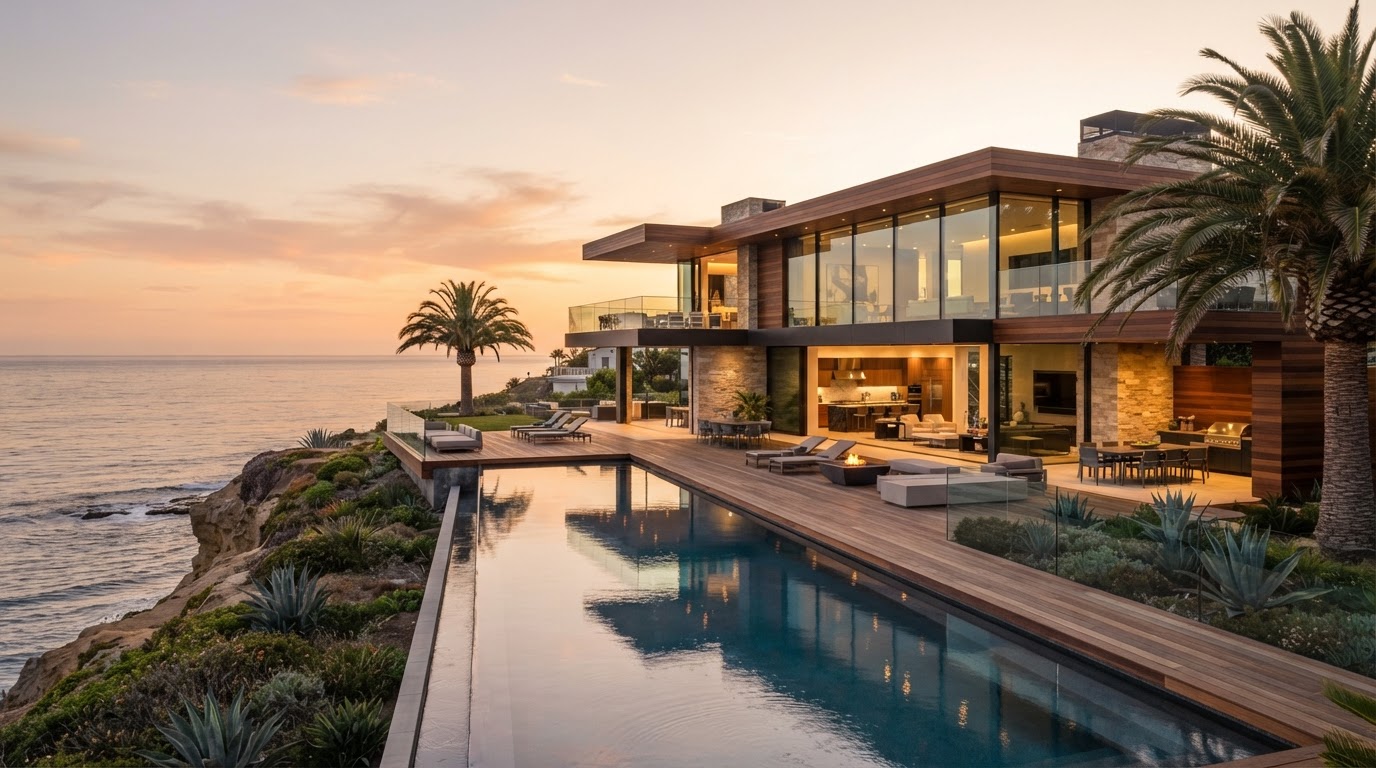 Front elevation · Golden hour