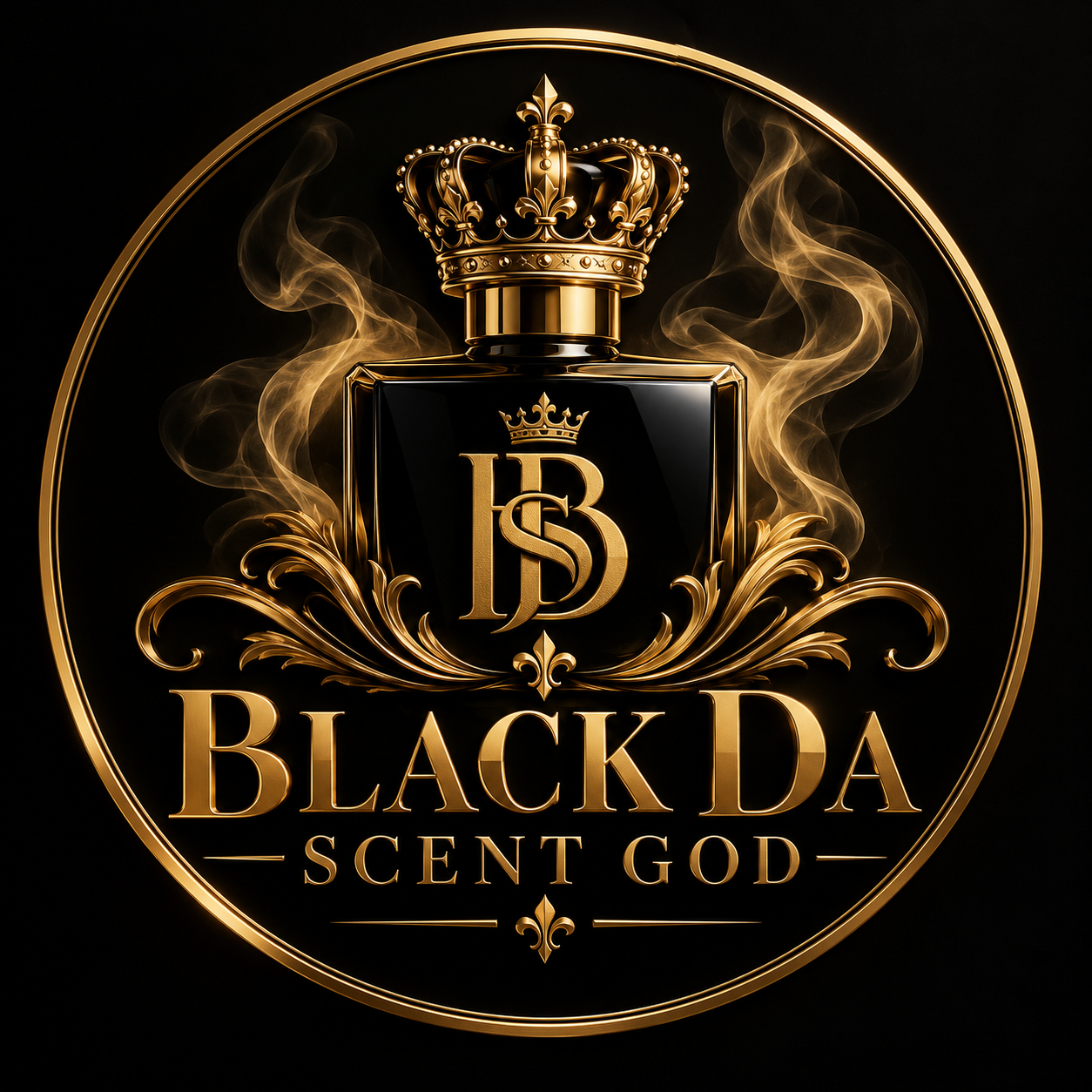 Black Da Scent God Crown Logo