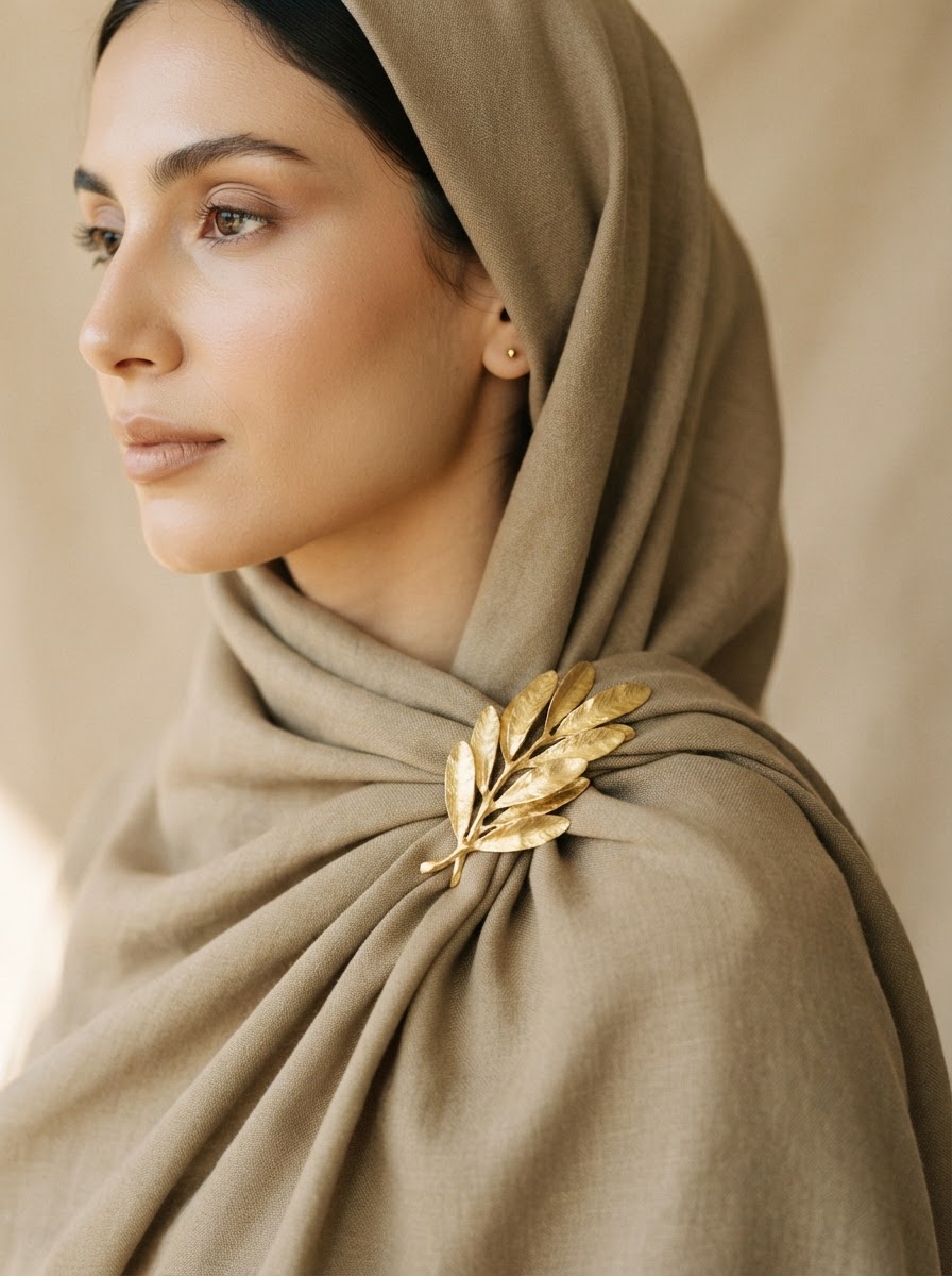 The Gold Leaf Brooch