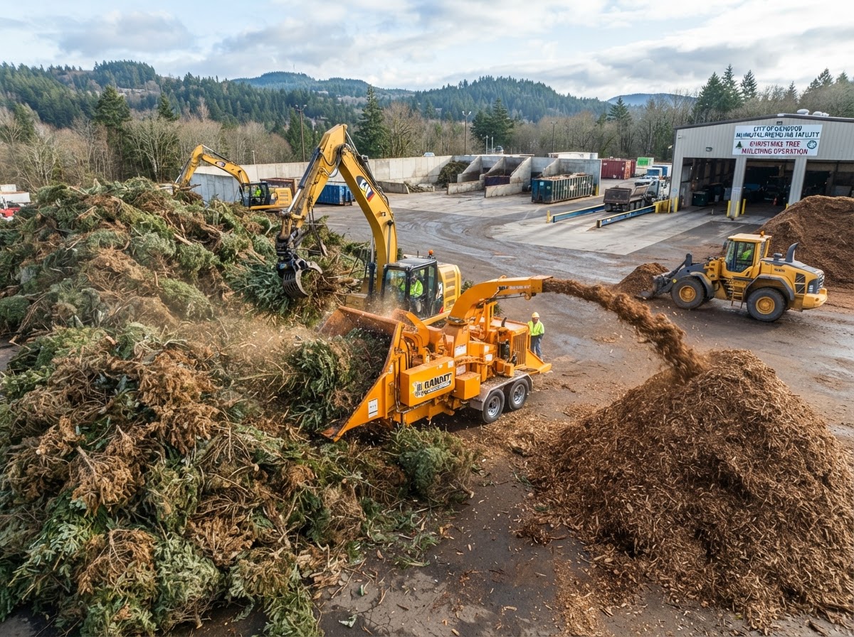 Bulk Tree Lot Clearing: Container & Grapple Truck Solutions