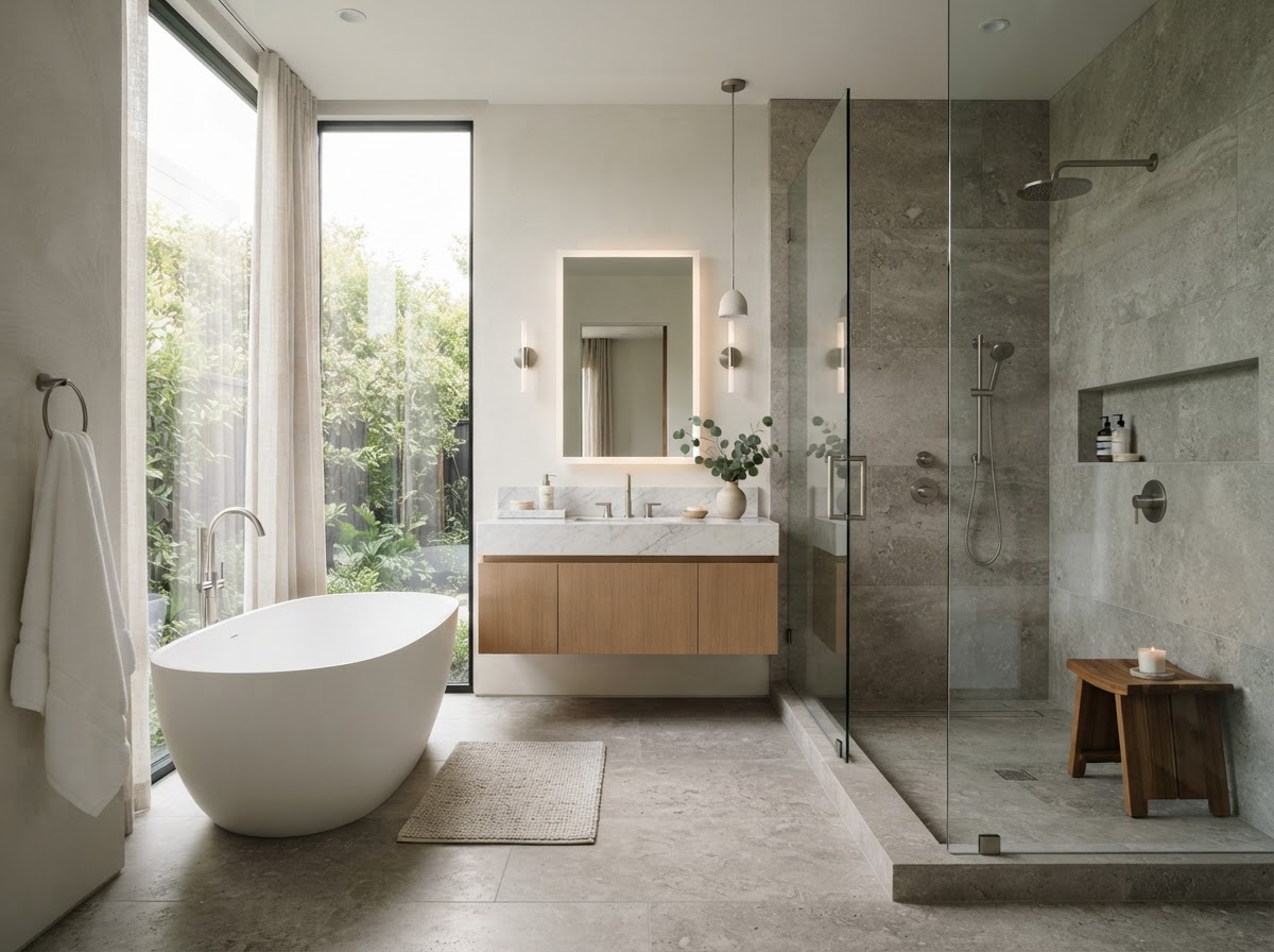 Spa-Inspired Bathroom Retreat — Bathrooms by Sevilla Remodeling LLC