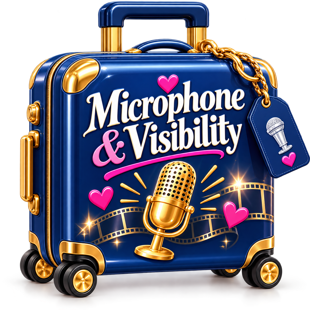 Microphone & Visibility suitcase