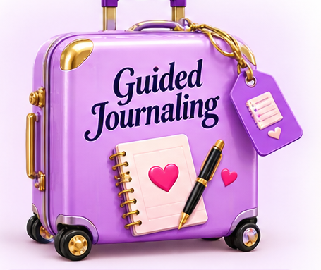 Guided Journaling suitcase
