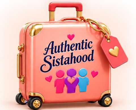 Authentic Sistahood suitcase