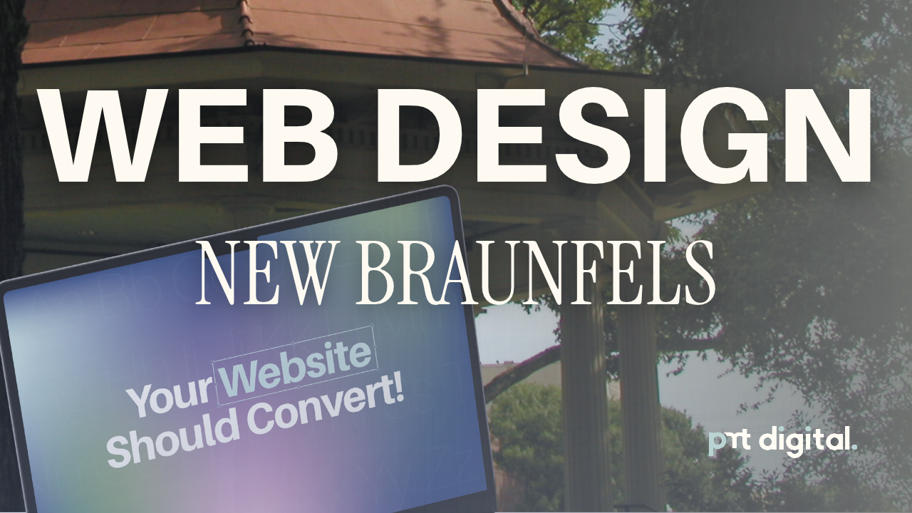 Web Design in New Braunfels — PMT Digital conversion-focused website design