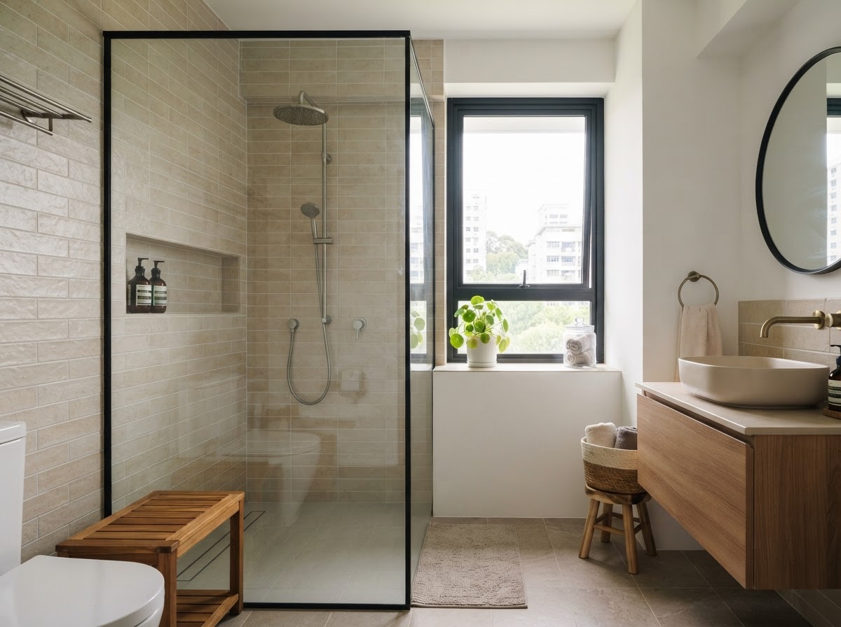 Glass and aluminium works by Guan Interior