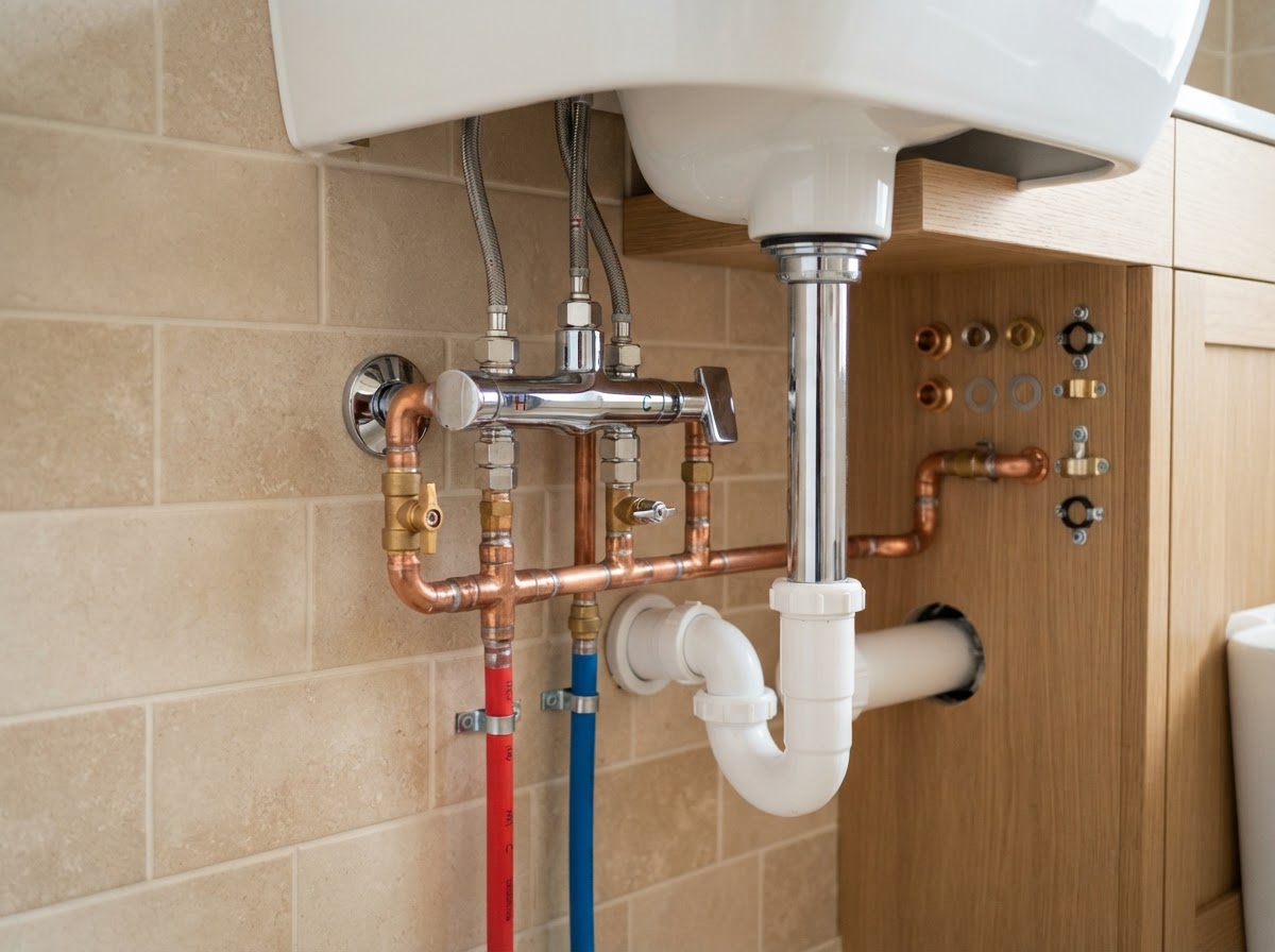 Plumbing works by Guan Interior
