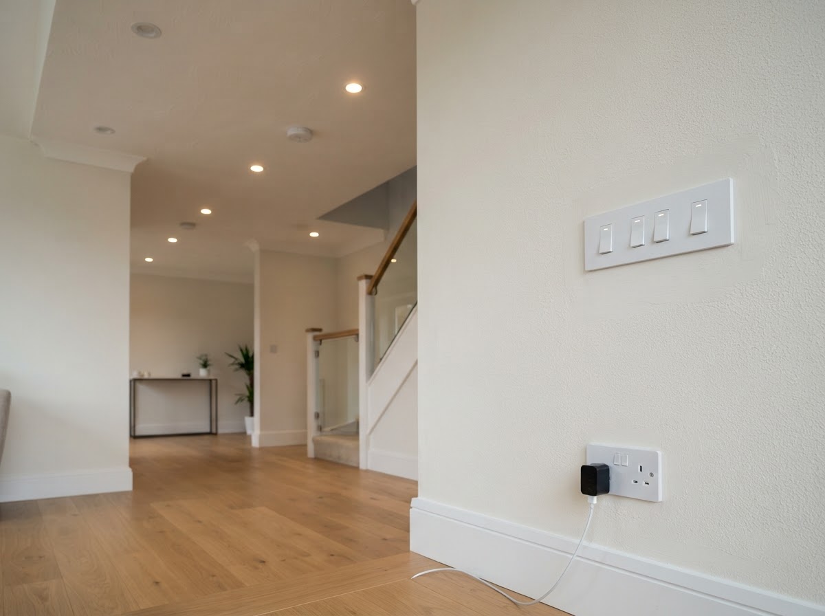 Electrical rewiring and lighting by Guan Interior