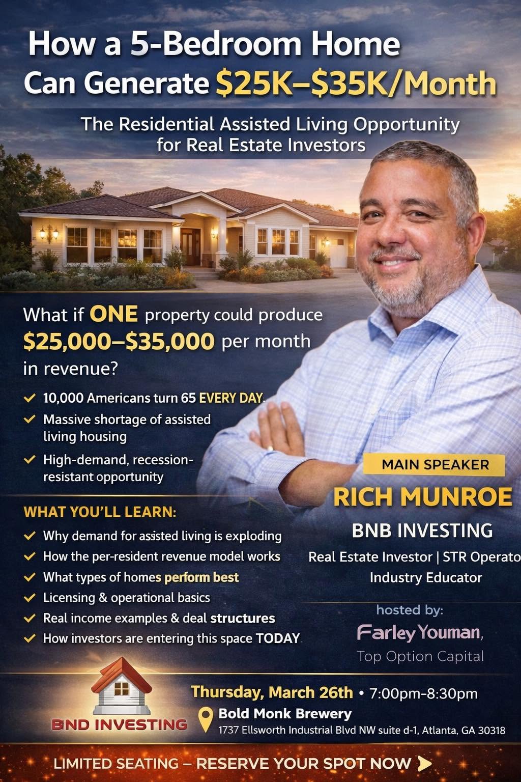 Residential Assisted Living Opportunity
