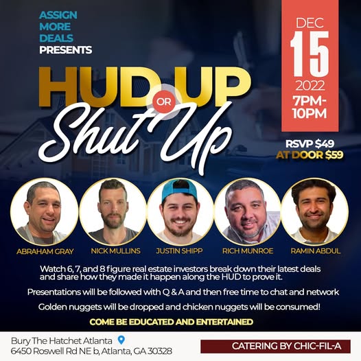 HUD Up or Shut Up Live Deal Breakdown