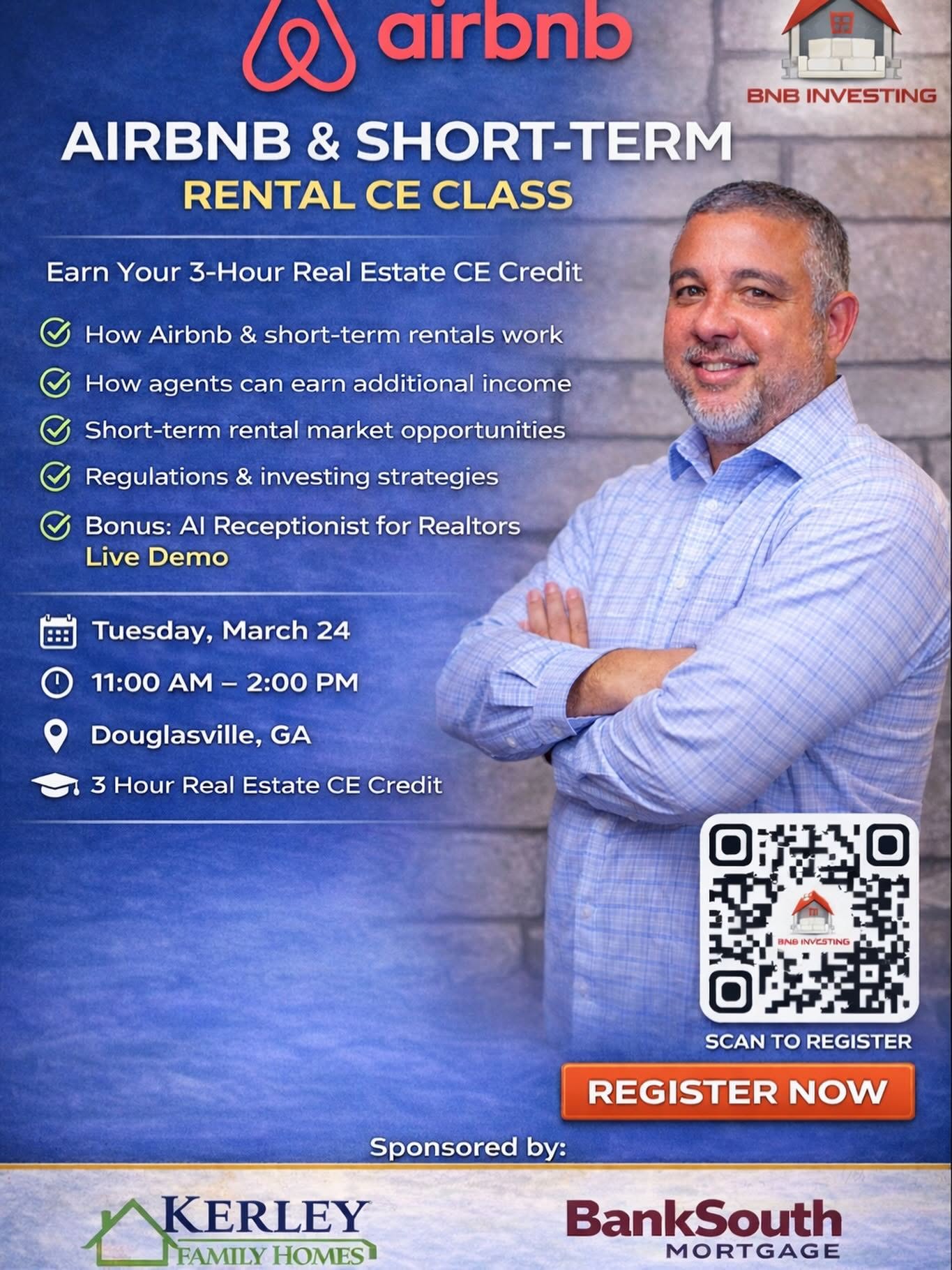 Airbnb & STR 3-Hour CE Class