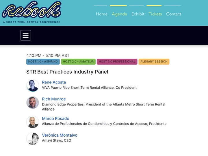 Rebook STR Conference: Best Practices Panel