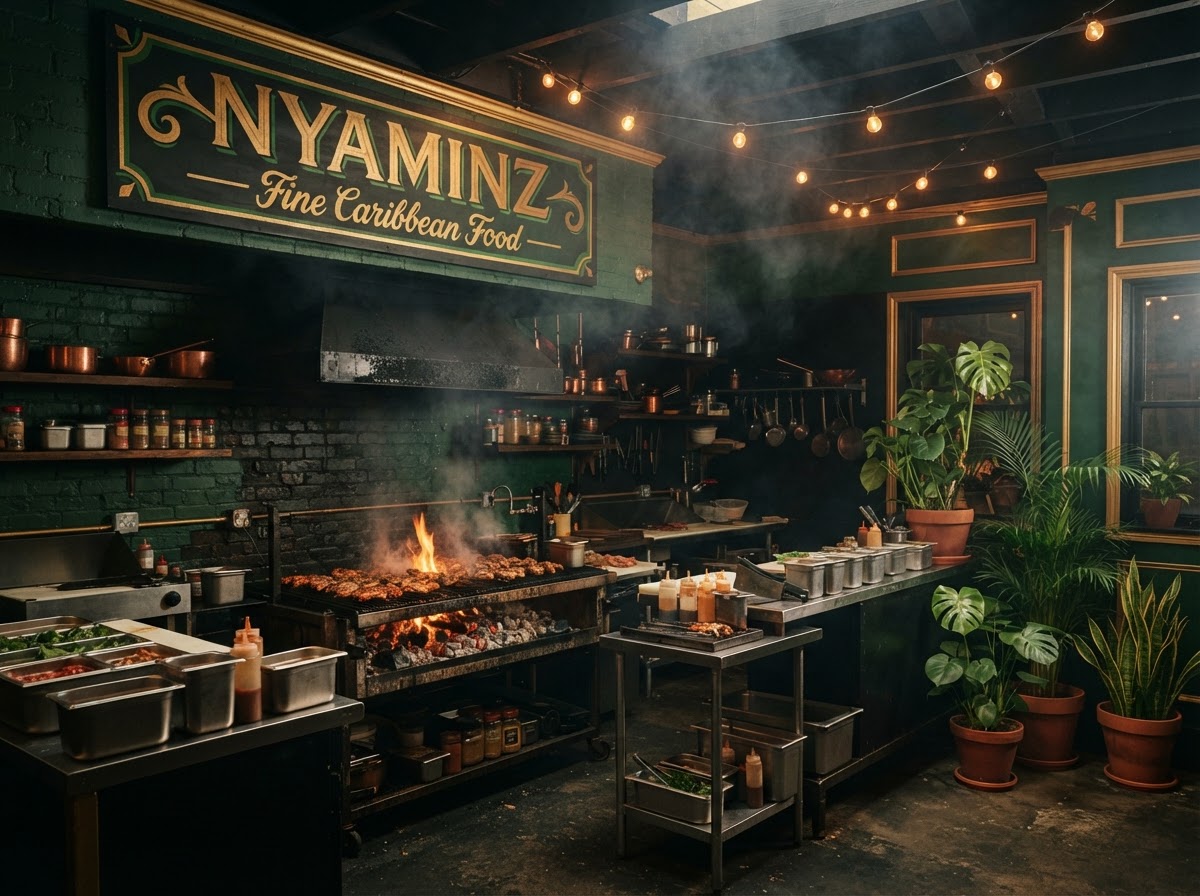 A rendering of the Nyaminz kitchen on East State St