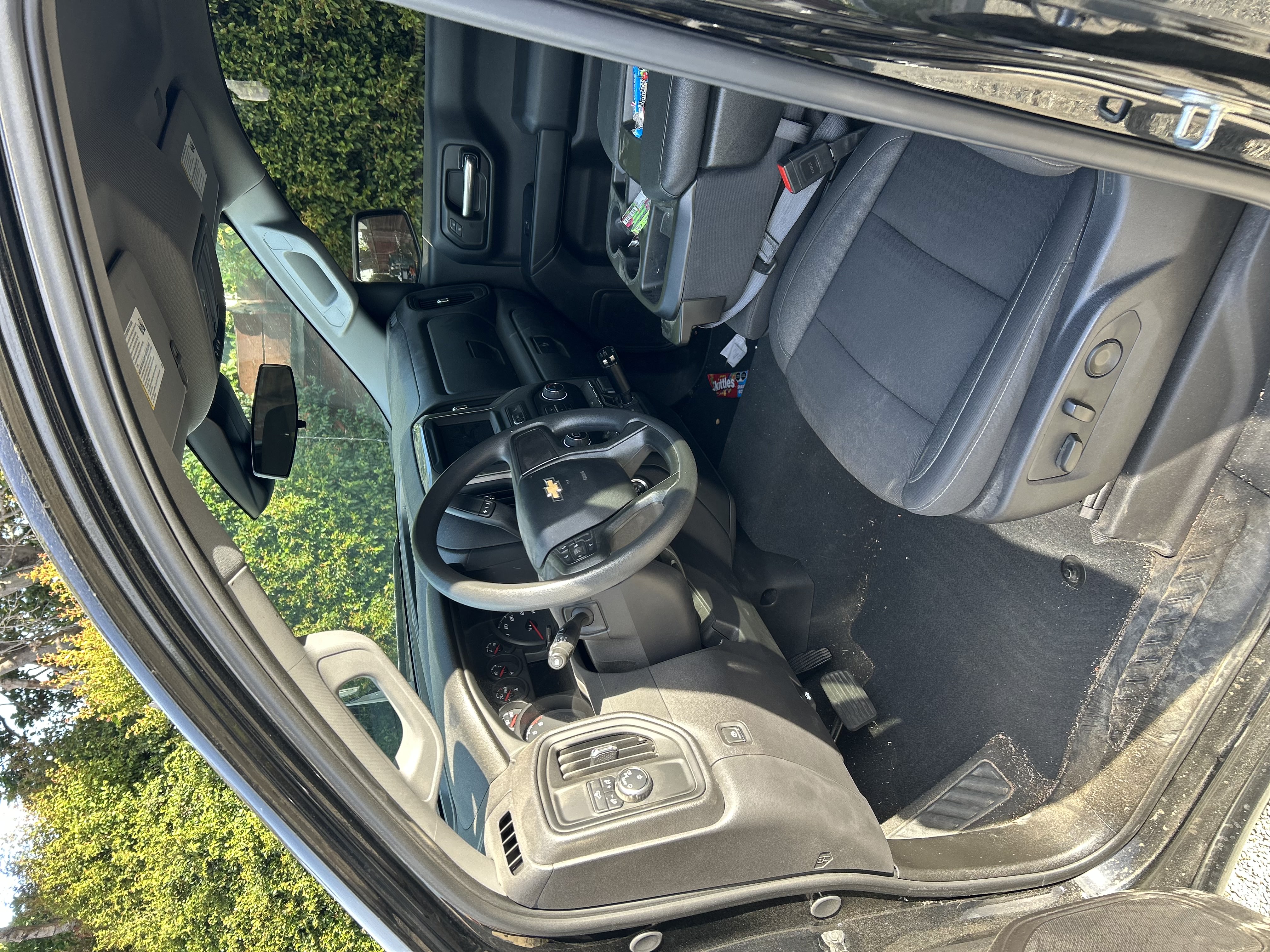 Chevy Silverado Cabin Deep Detail — before