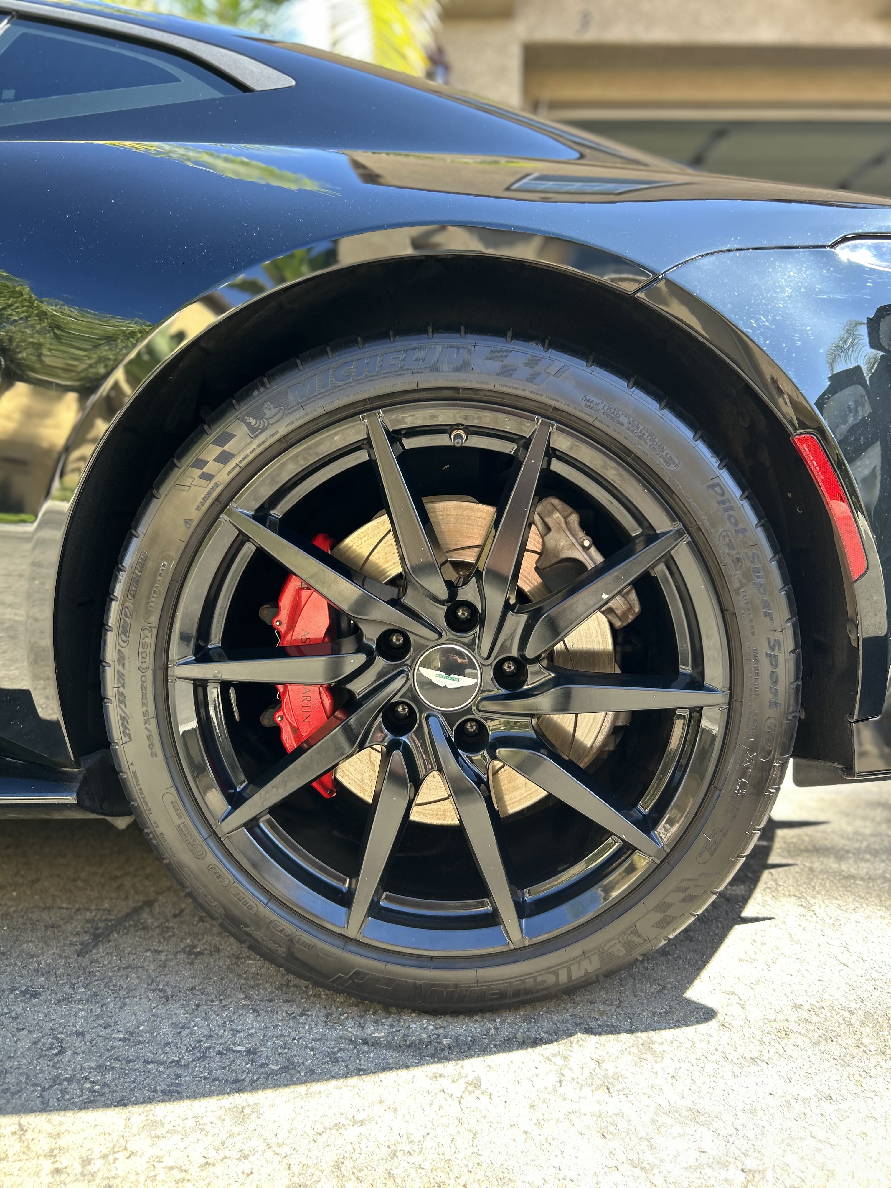 Aston Martin Satin Wheel & Caliper Revival — after