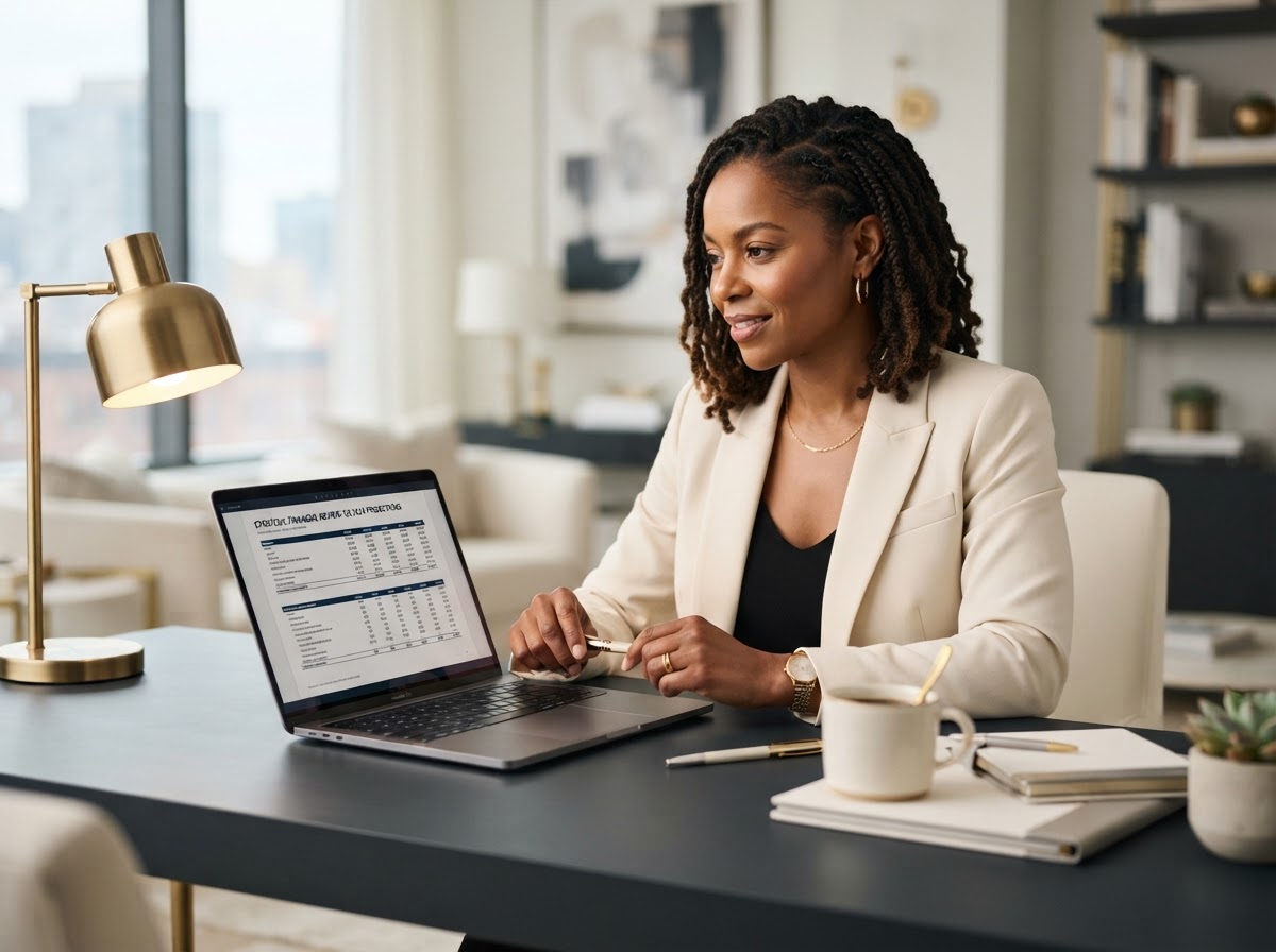 A business owner reviewing their business financial readiness
