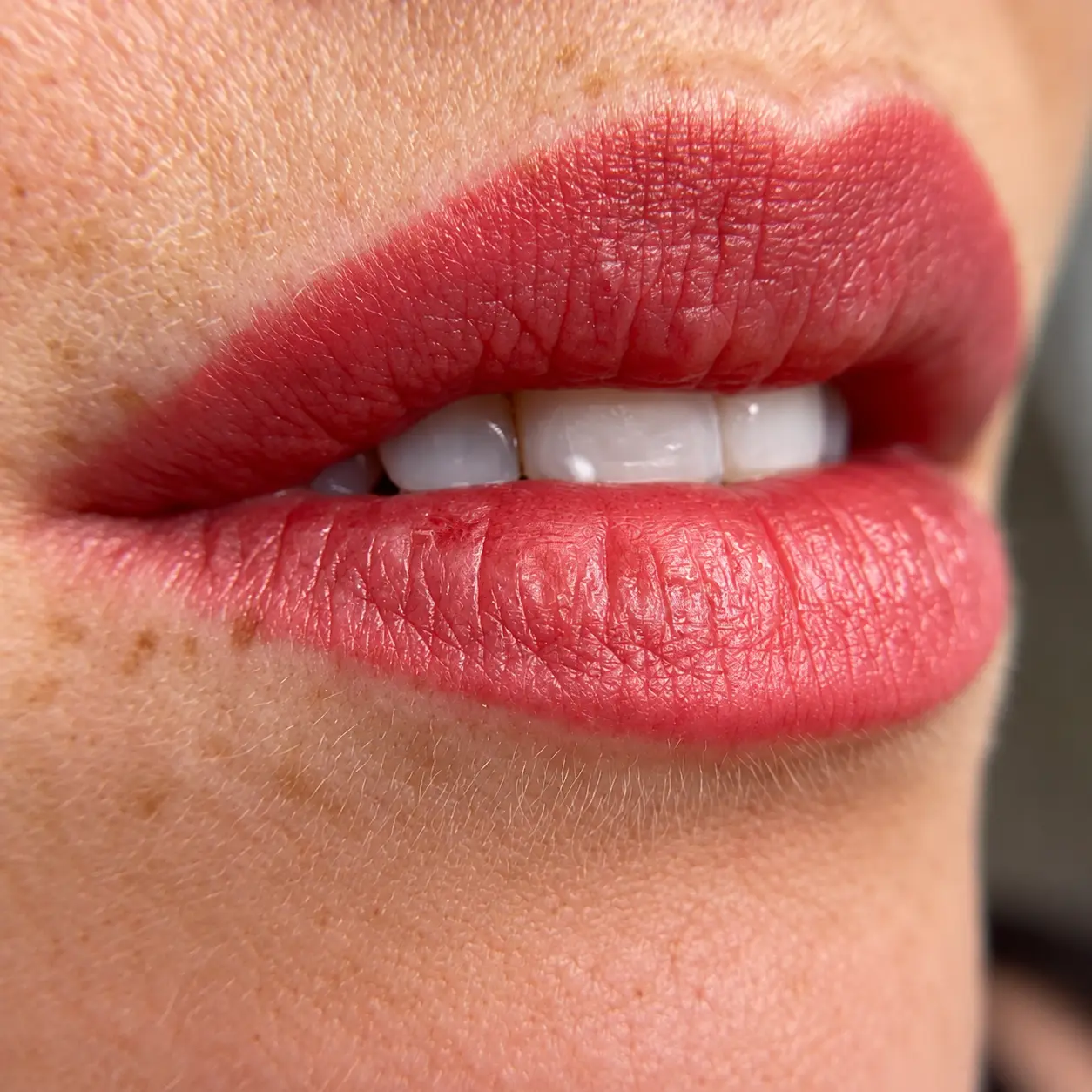 Bite My Lip signature lip blush tint permanent makeup result