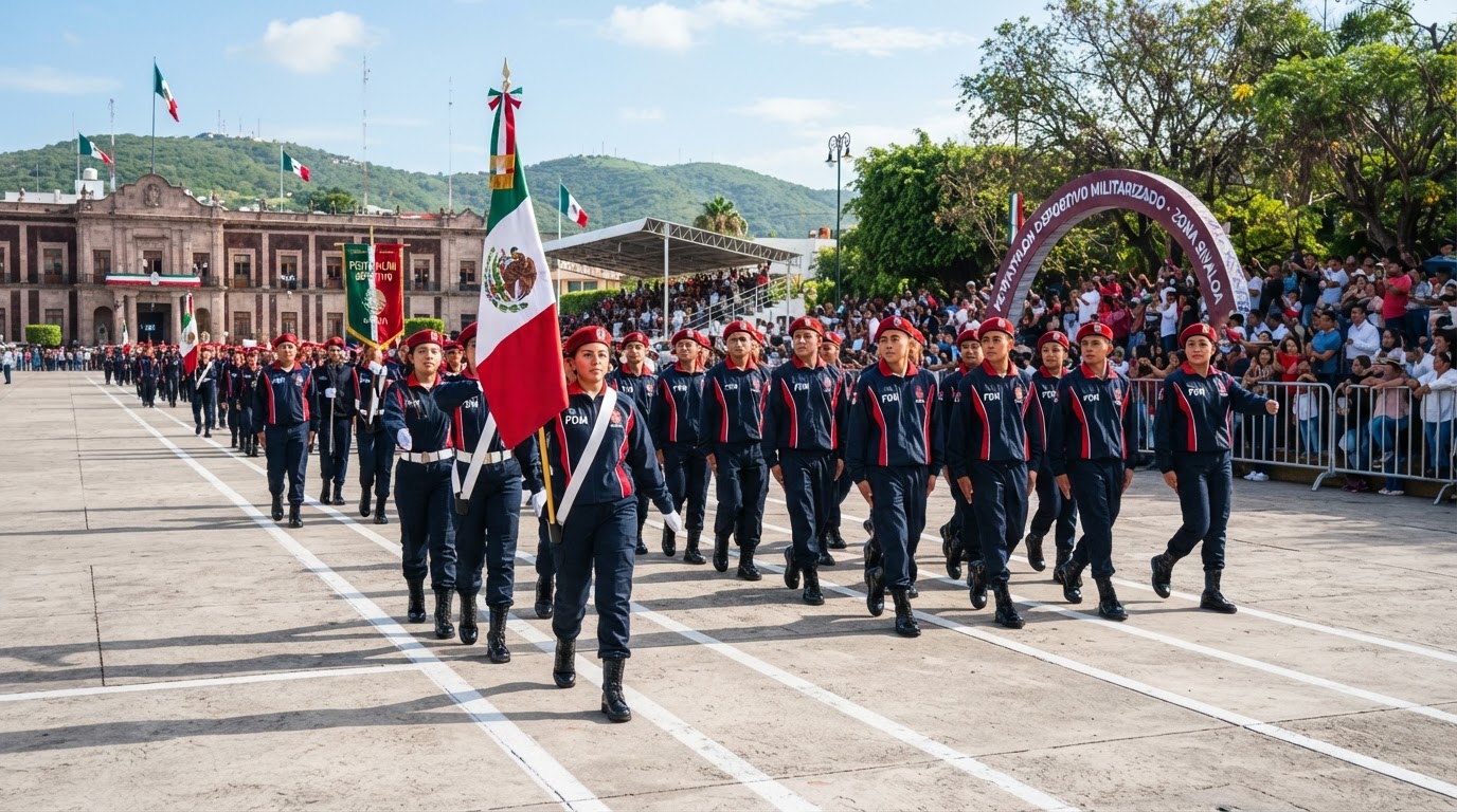 Cadetes del Pentathlón Deportivo Militarizado de Sinaloa