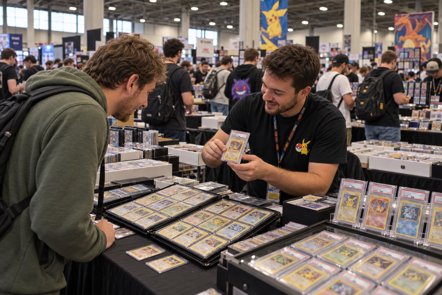 Sfeerbeeld uit de wereld van Pokémon trading cards