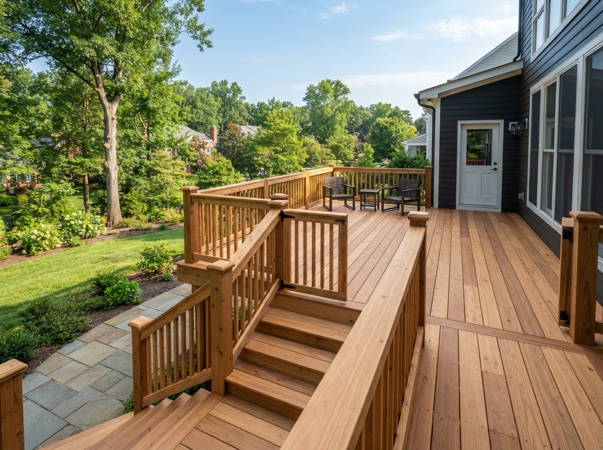 Deck building project in Montgomery County, MD photo 2