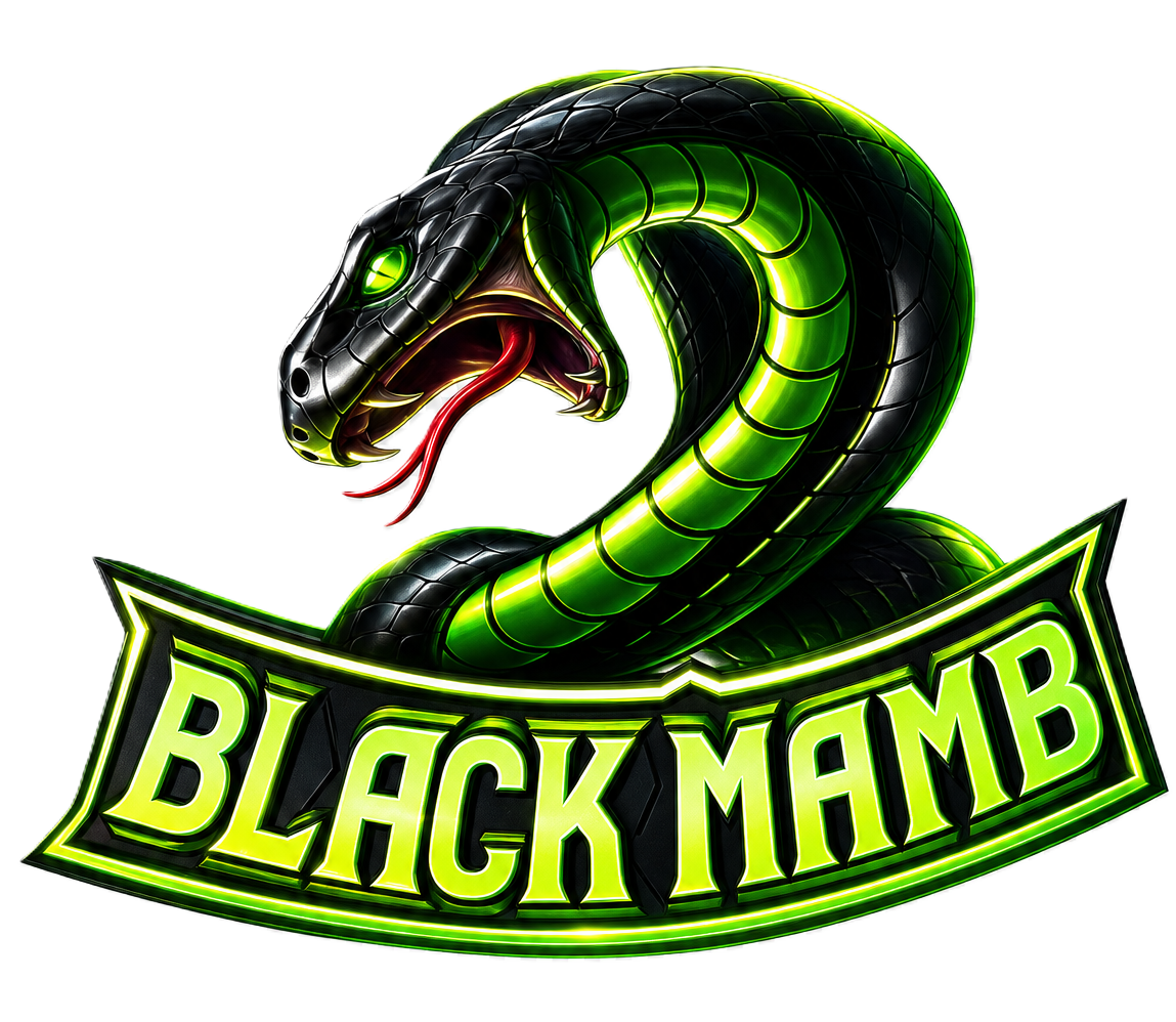 Black Mamba — promotional game artwork (not an official screenshot)