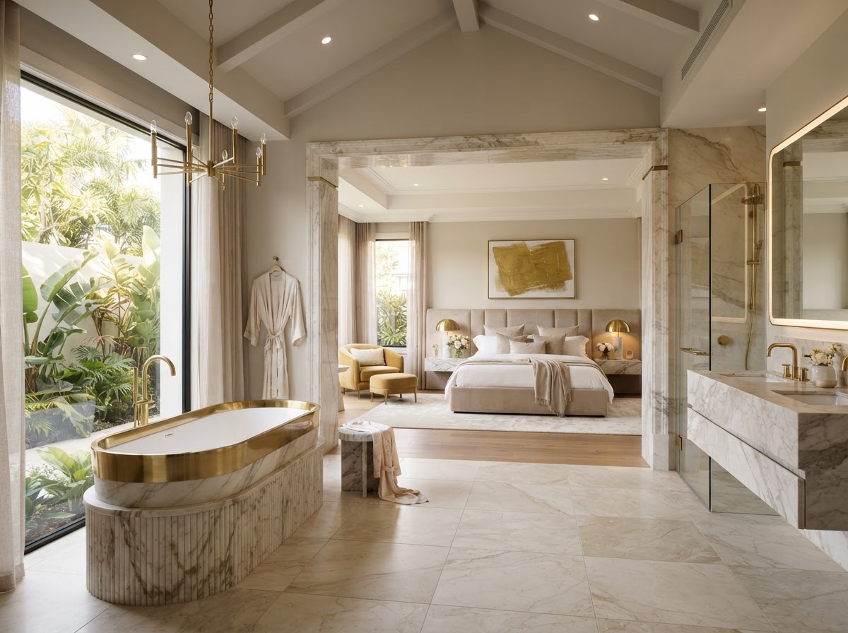Bathrooms & Master Suites by Falcon Interior in Dubai