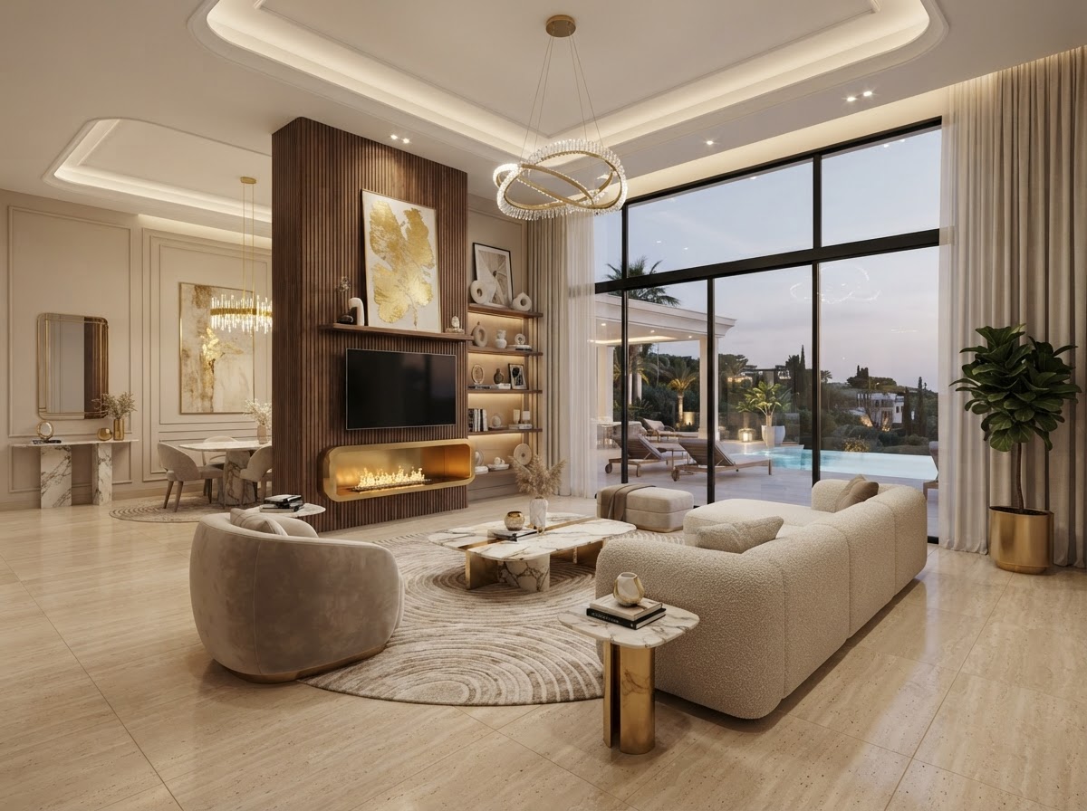 Interior Design & 3D by Falcon Interior in Dubai
