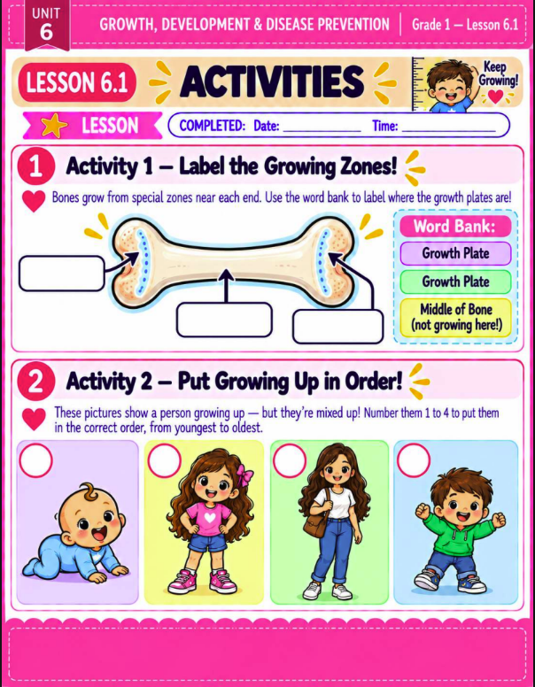 Lesson 6.1 — Growth Zones & Growing Up in Order