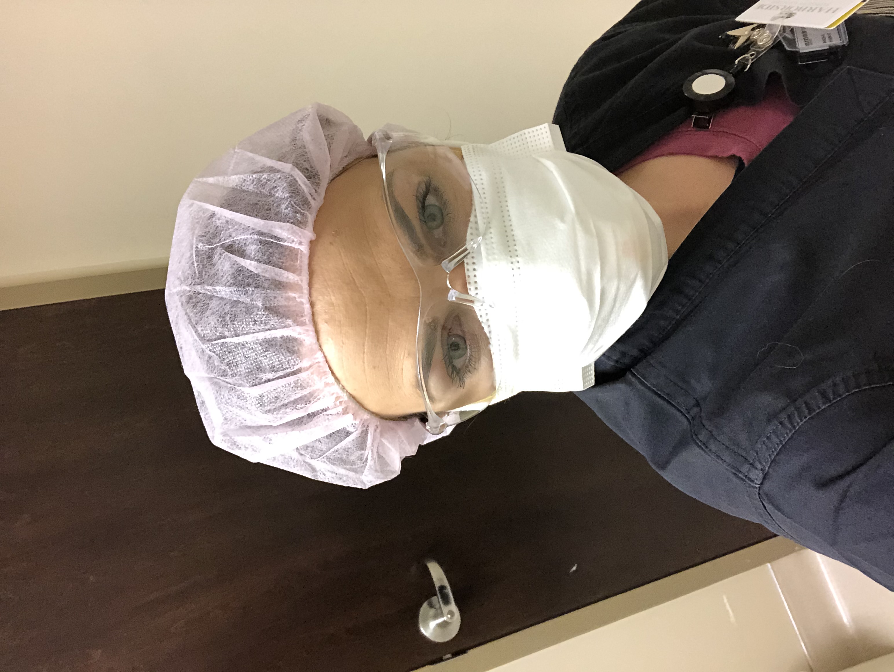 Emily Gross as a registered nurse