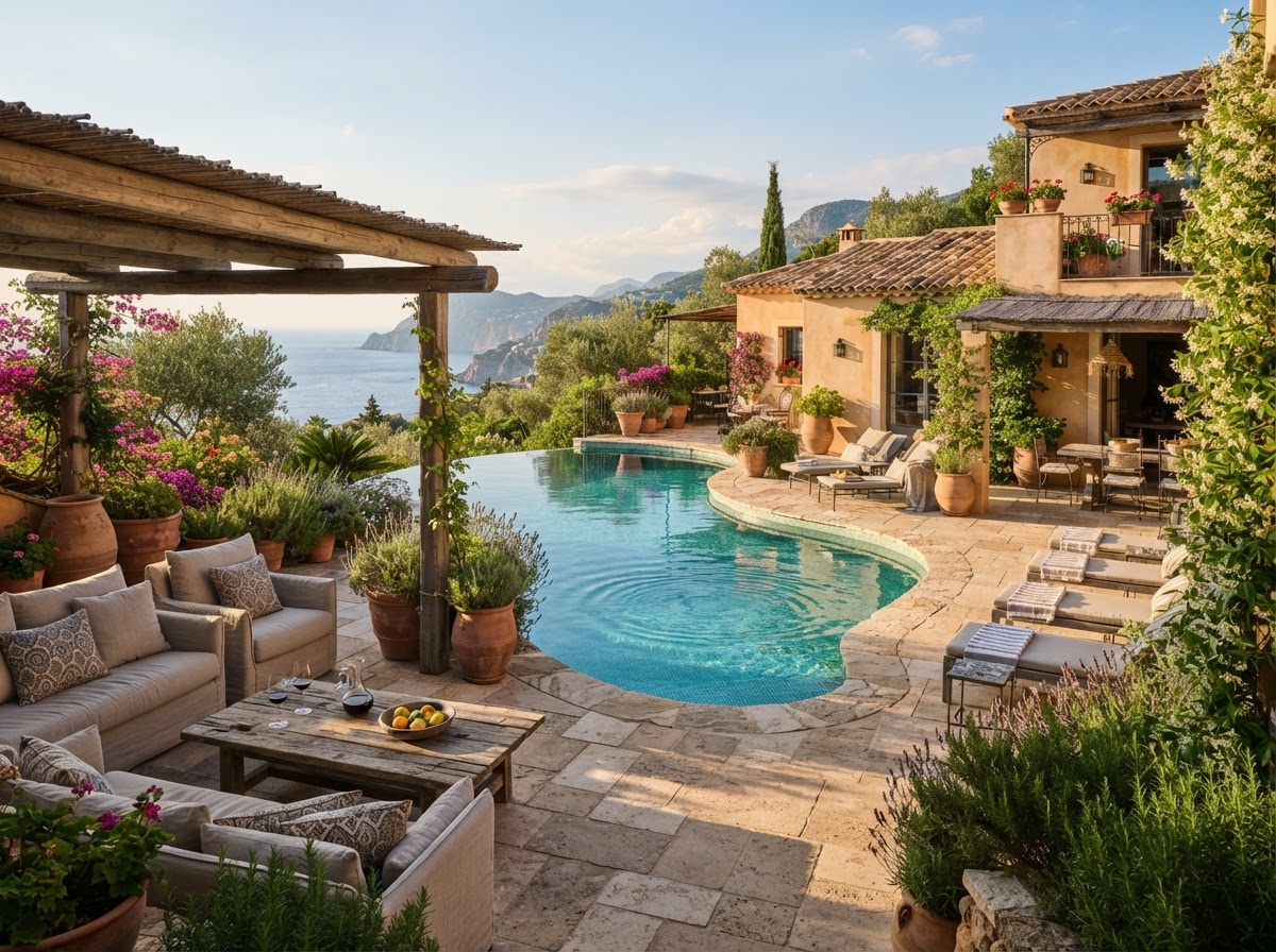 Mediterranean-Inspired Outdoor Living