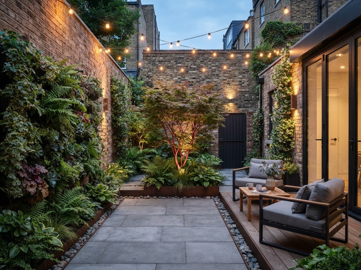 Outdoor space — before transformation