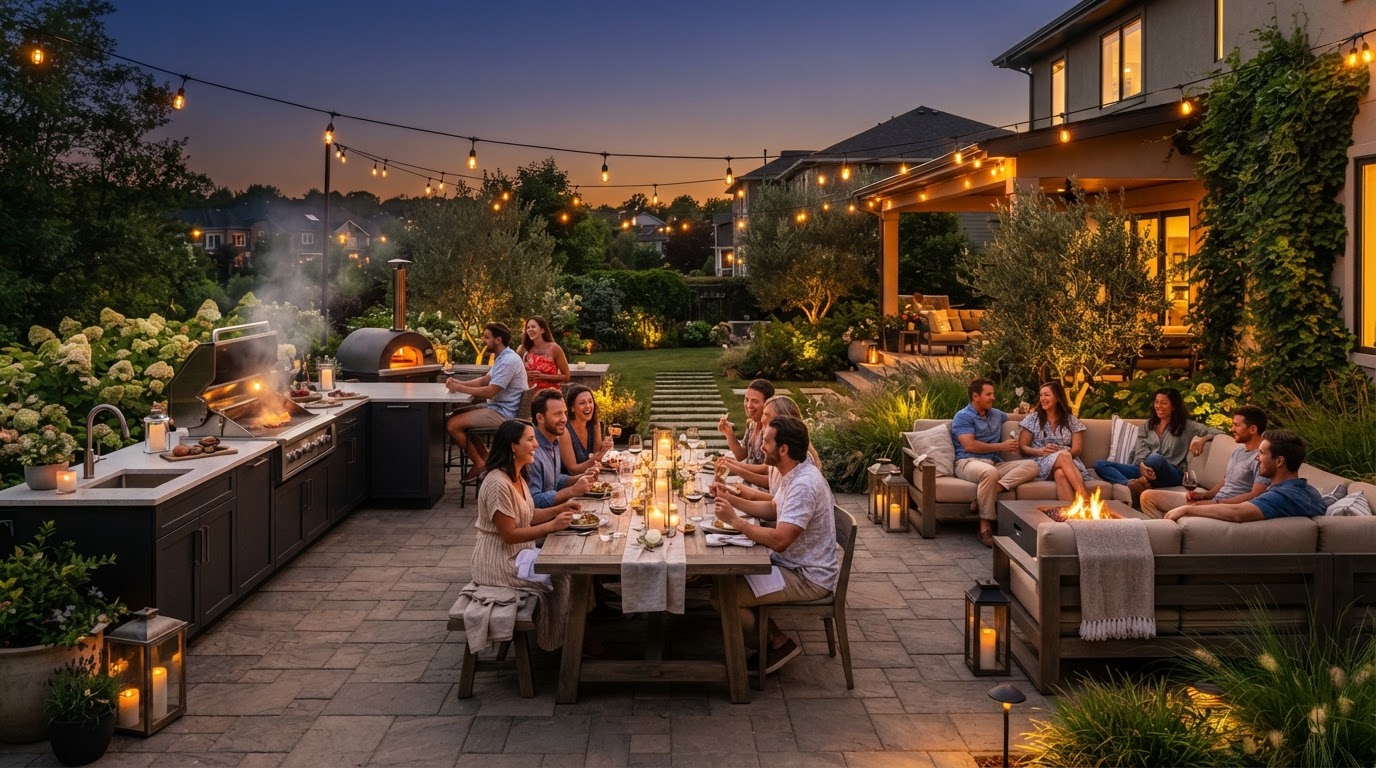 Outdoor space — after transformation