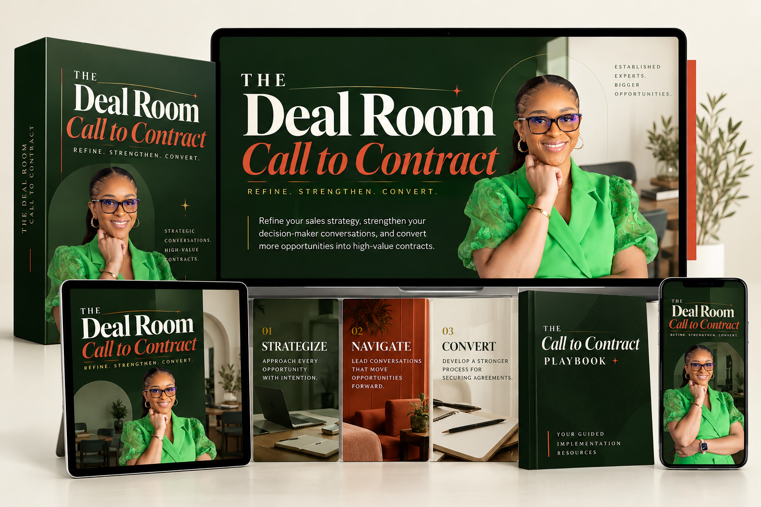 The Deal Room Call to Contract program cover and curriculum materials
