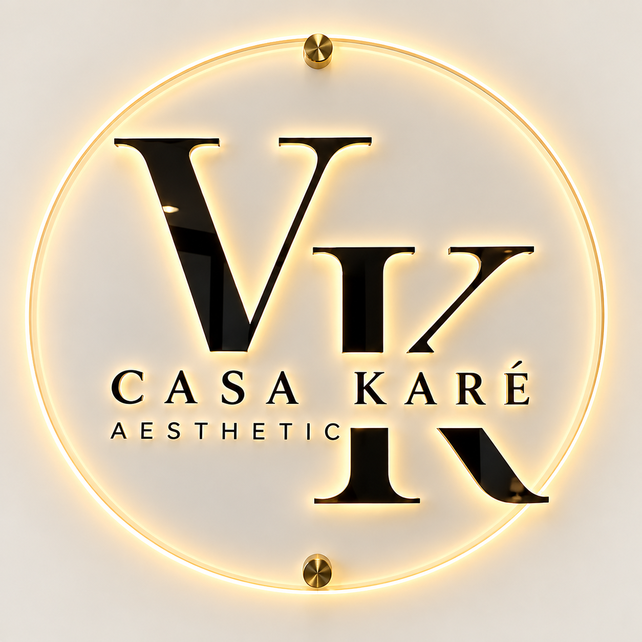 V K Casa Karé Aesthetic Logo