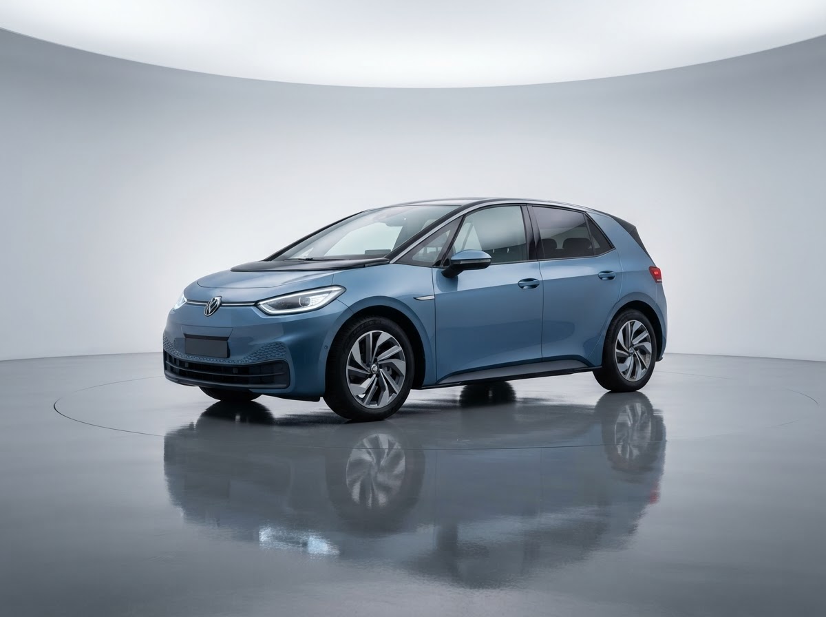 Blue 2022 Volkswagen ID.3 Pro