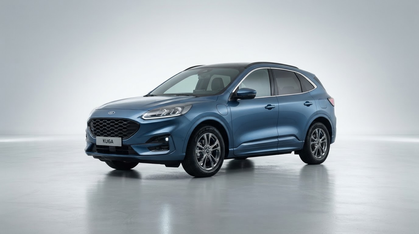 Blue 2022 Ford Kuga Plug-in Hybrid
