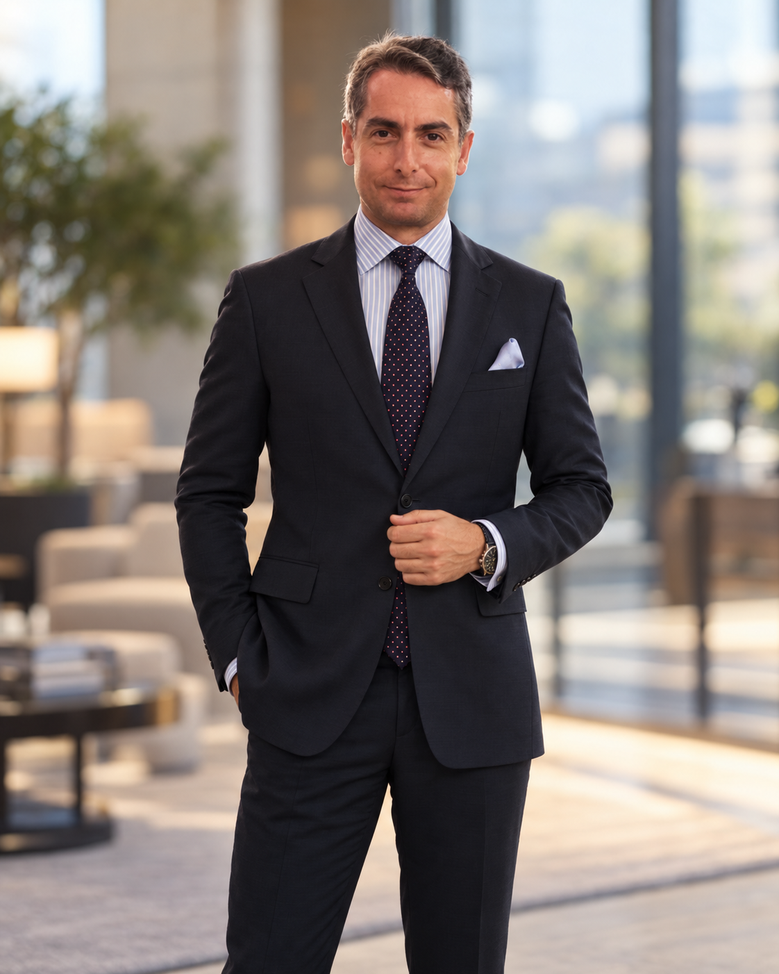 Juan Delgado, profesional de administración de fincas en Sevilla
