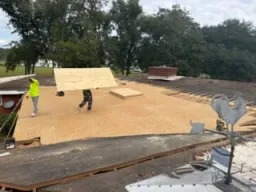 Roof Deck Sheathing & Structural Carpentry — JM Elite Builders LLC project in Statesboro, GA