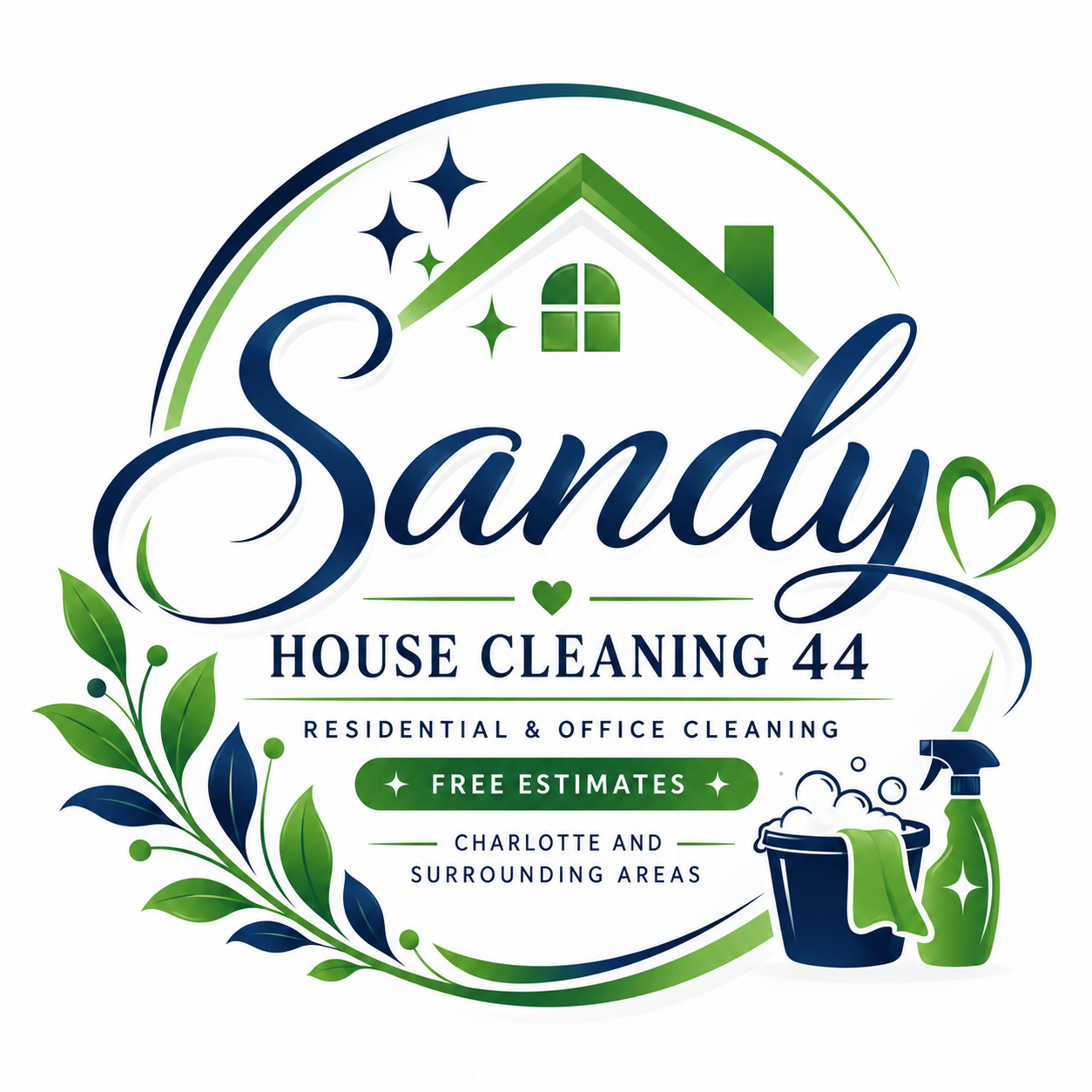 Sandy House Cleaning 44 Logo