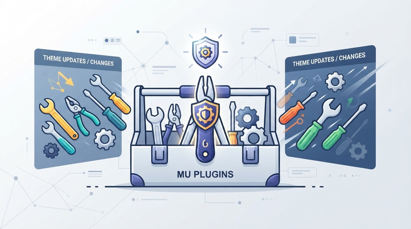 MU plugin WordPress: l'arma sottoutilizzata per modifiche che sopravvivono agli aggiornamenti del tema