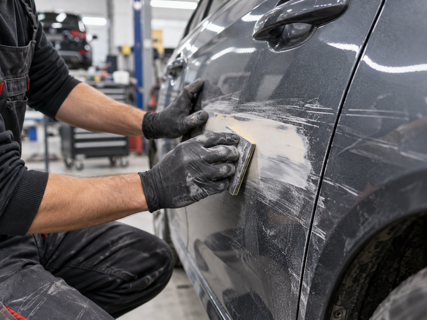 Scratch Repair — completed work at The Body Shop Crash Repairs, Mullingar